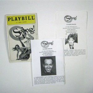 Swing Playbill July 2000 St. James Theatre Laura Benanti Ann Callaway
